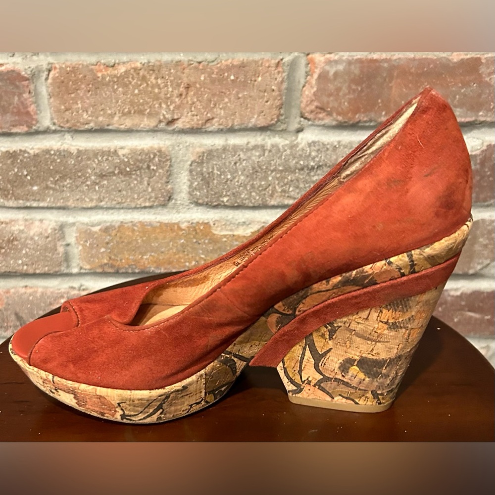 Sofft Open Toe Cork Wedges - image 6